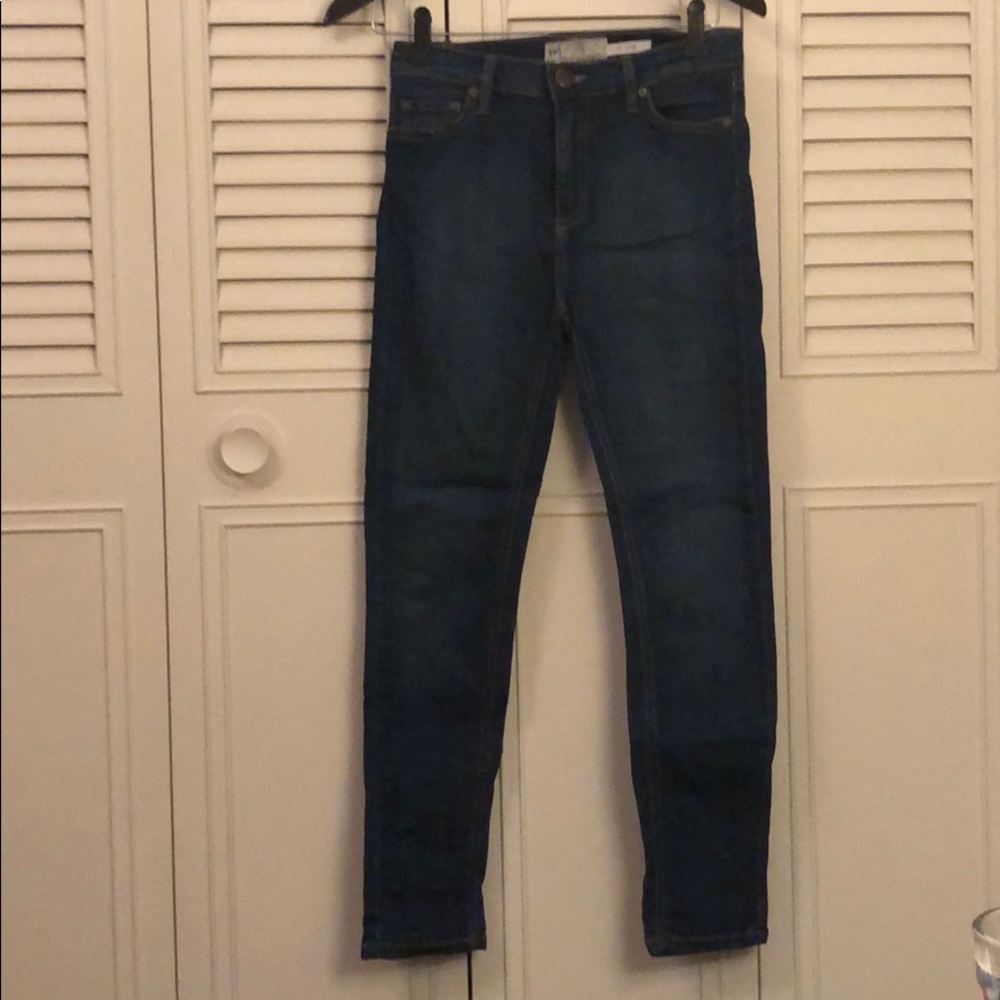 Free People Medium Wash Hi-Rise Jeans